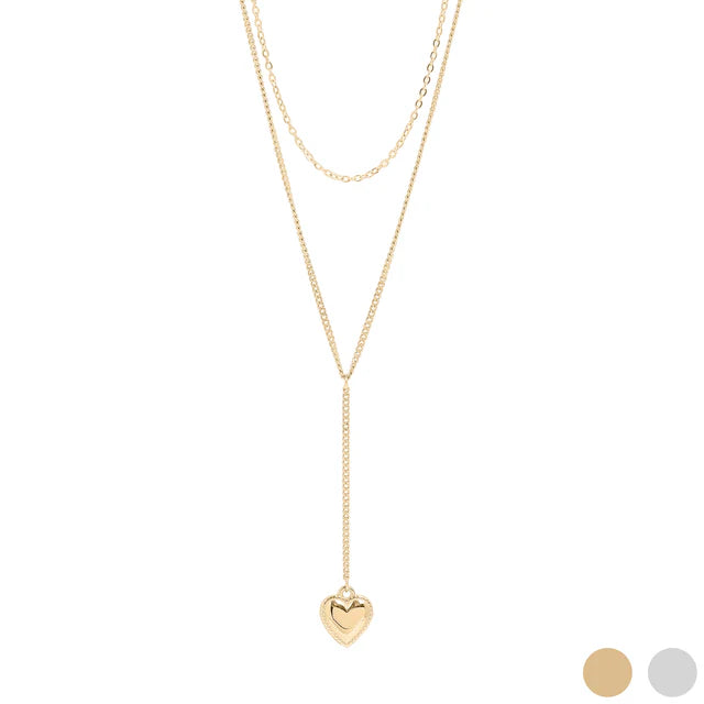Lariat Heart Necklace