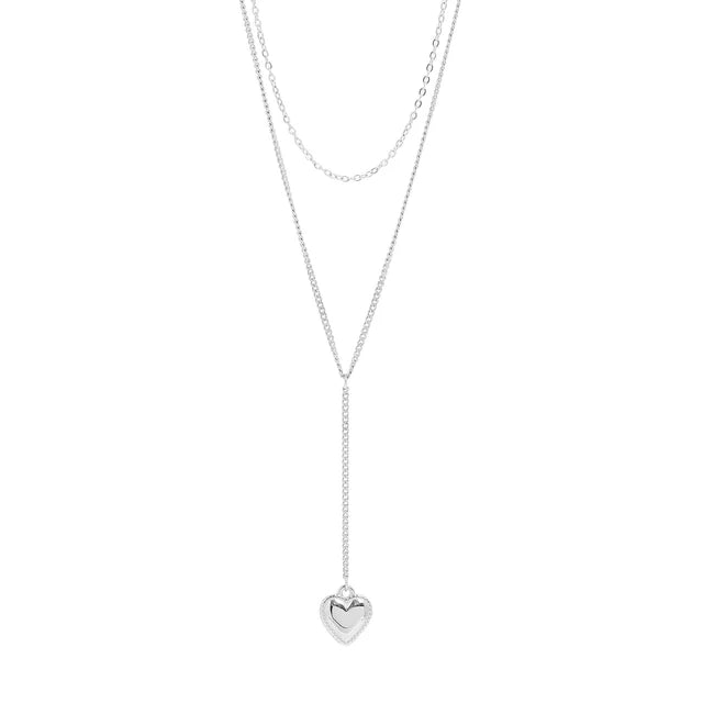 Lariat Heart Necklace