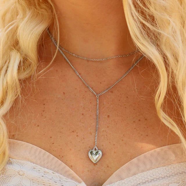 Lariat Heart Necklace
