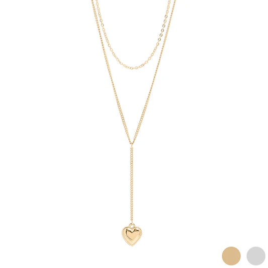 Lariat Heart Necklace